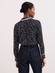Phase Eight Blue Rita Spot Shirt - Image 2 of 8