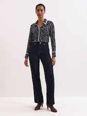 Phase Eight Blue Rita Spot Shirt - Image 3 of 8