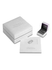 Beaverbrooks Platinum Diamond 2mm Half Eternity Ring - Image 6 of 6