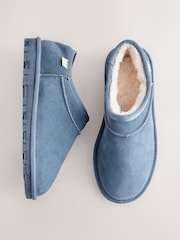 כחול ג'ינס - מגפי בית זעירים מזמש - תמונה 1 מתוך 6