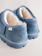 כחול ג'ינס - מגפי בית זעירים מזמש - תמונה 3 מתוך 6