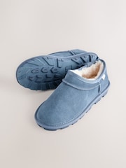 כחול ג'ינס - מגפי בית זעירים מזמש - תמונה 5 מתוך 6