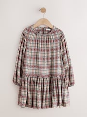 Brown Check Dress (3-16yrs) - Image 6 of 9