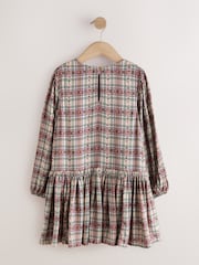 Brown Check Dress (3-16yrs) - Image 7 of 9