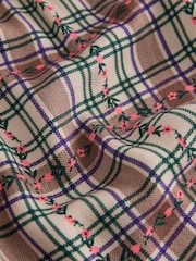 Brown Check Dress (3-16yrs) - Image 8 of 9