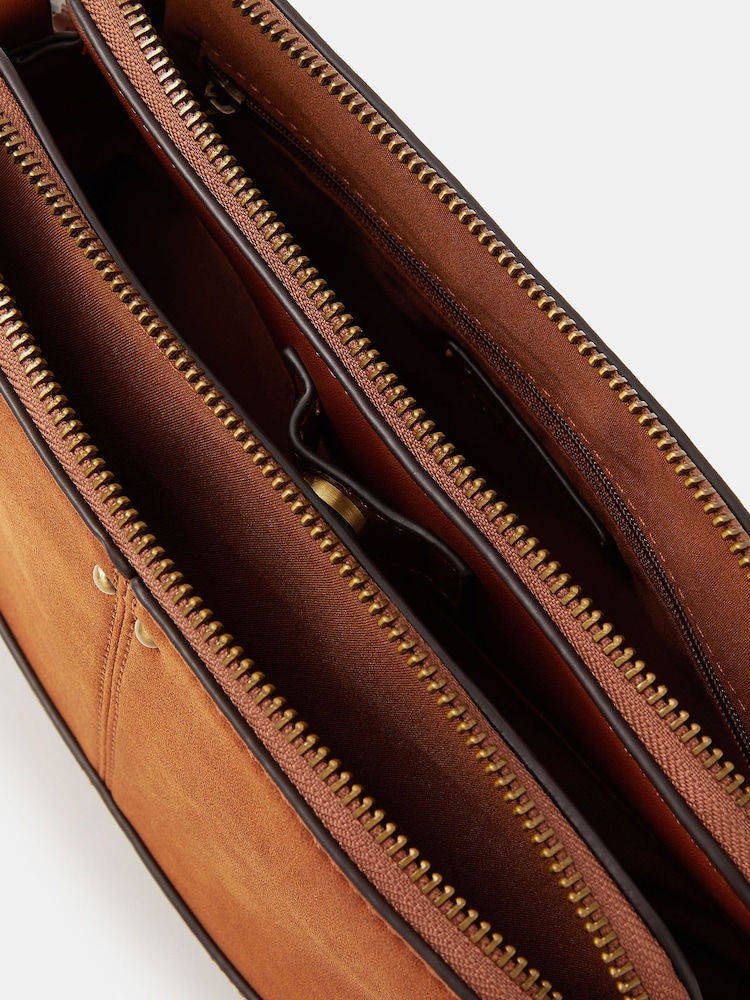 Accessorize Brown Western Cross-Body Bag - Image 2 of 2 Accessorize Brown Western Cross-Body Bag - Image 2 of 2