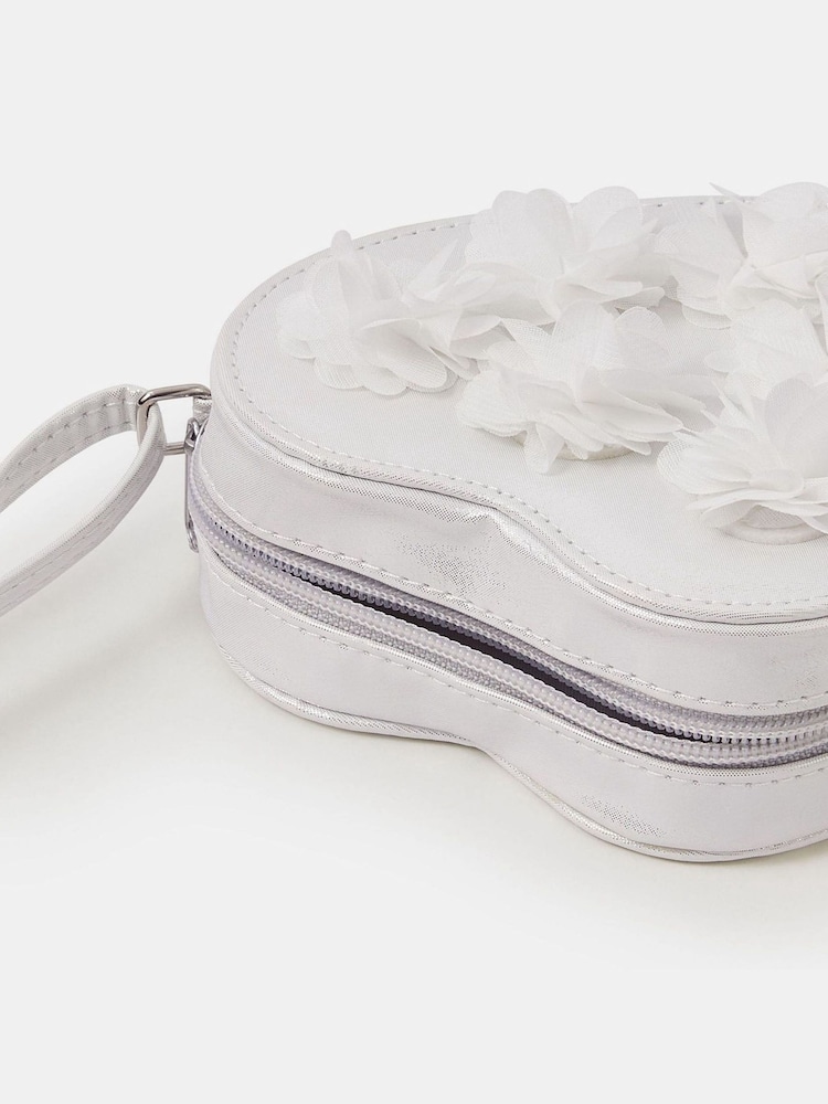 Angels By Accessorize תיק עם רצועת נשיאה ואפליקציה פרחונית לילדות - תמונה 2 מתוך 2