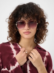 Солнцезащитные очки с геометрическим узором Accessorize - Изображение 2 2