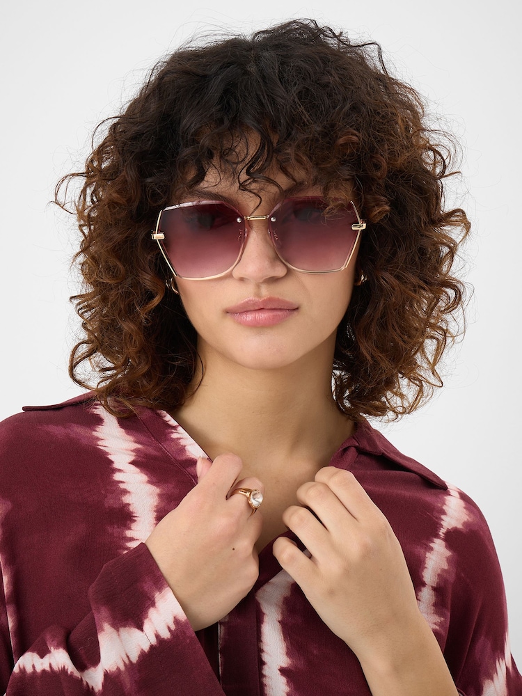 Солнцезащитные очки с геометрическим узором Accessorize - Изображение 2 2