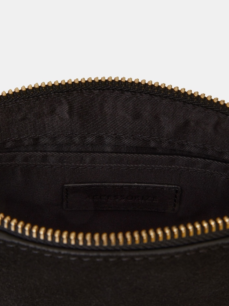 Accessorize Stud Suede Clutch Bag - صورة 2 من 2 Accessorize Stud Suede Clutch Bag - صورة 2 من 2