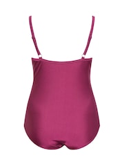 Yours Curve Red Super Sculpt Swimsuit - Image 7 of 7