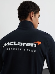 כחול כהה - McLaren Racing Fleece Half-Zip Top Unisex-Fit - תמונה 1 מתוך 9