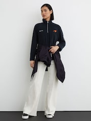 כחול כהה - McLaren Racing Fleece Half-Zip Top Unisex-Fit - תמונה 5 מתוך 9