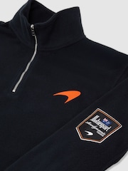 כחול כהה - McLaren Racing Fleece Half-Zip Top Unisex-Fit - תמונה 8 מתוך 9