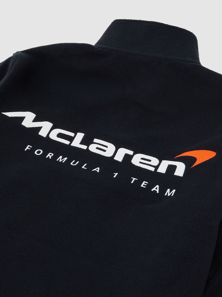 כחול כהה - McLaren Racing Fleece Half-Zip Top Unisex-Fit - תמונה 9 מתוך 9
