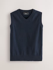Navy School Tank Top 2 Pack (3-16yrs) - Image 2 of 4