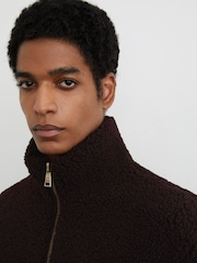 McLaren Chocolate Brown Racing Motorsport Fleece Jacket Unisex-Fit - 5 paveikslėlis iš 10