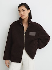 McLaren Chocolate Brown Racing Motorsport Fleece Jacket Unisex-Fit - 6 paveikslėlis iš 10