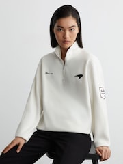McLaren Racing Fleece Half-Zip Top Unisex-Fit - Image 4 of 6