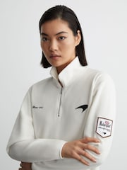 McLaren Racing Fleece Half-Zip Top Unisex-Fit - Image 5 of 6
