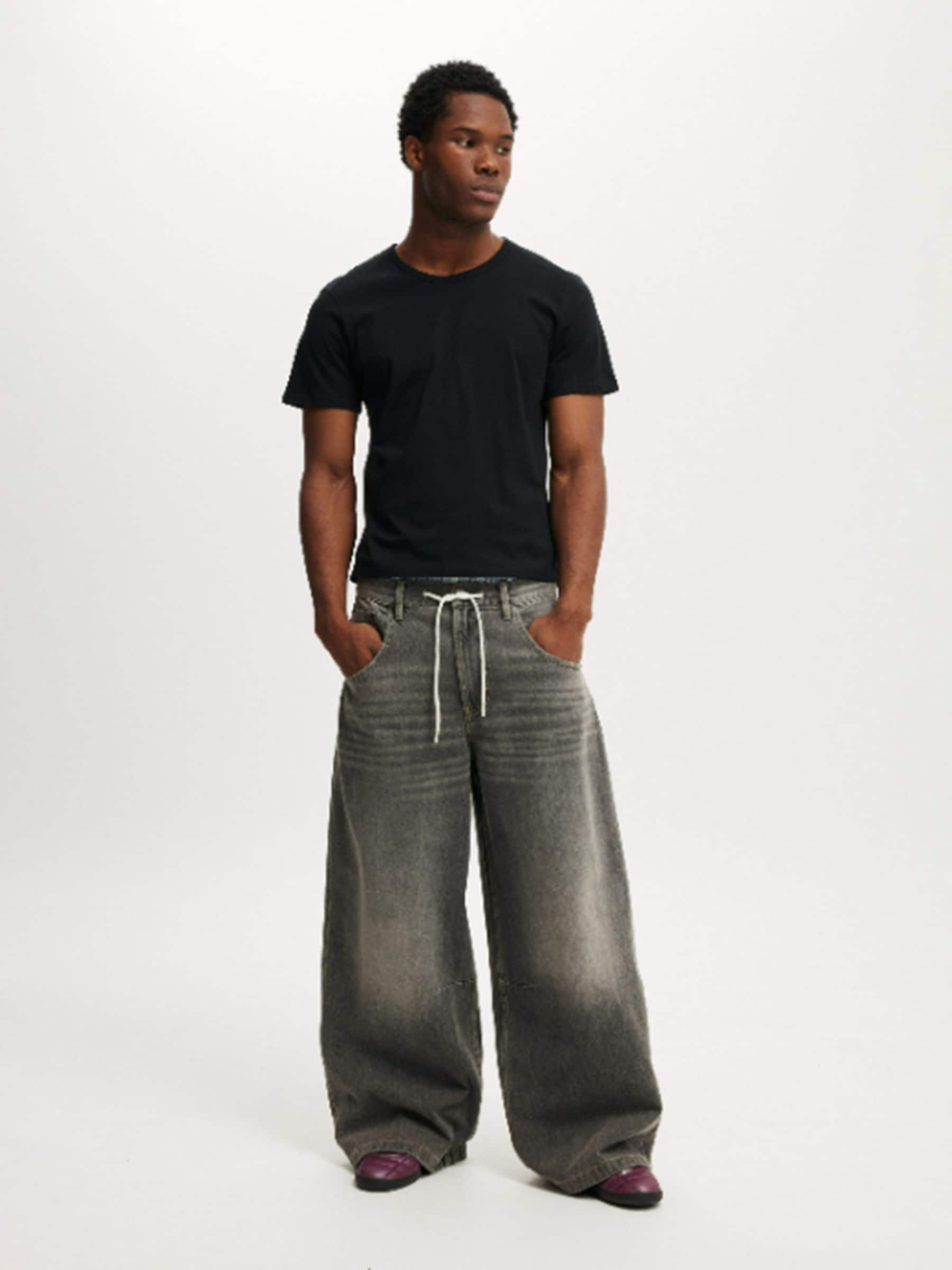 Buy Cotton On Archives Grey Y2K Super Baggy Jeans from the Next UK