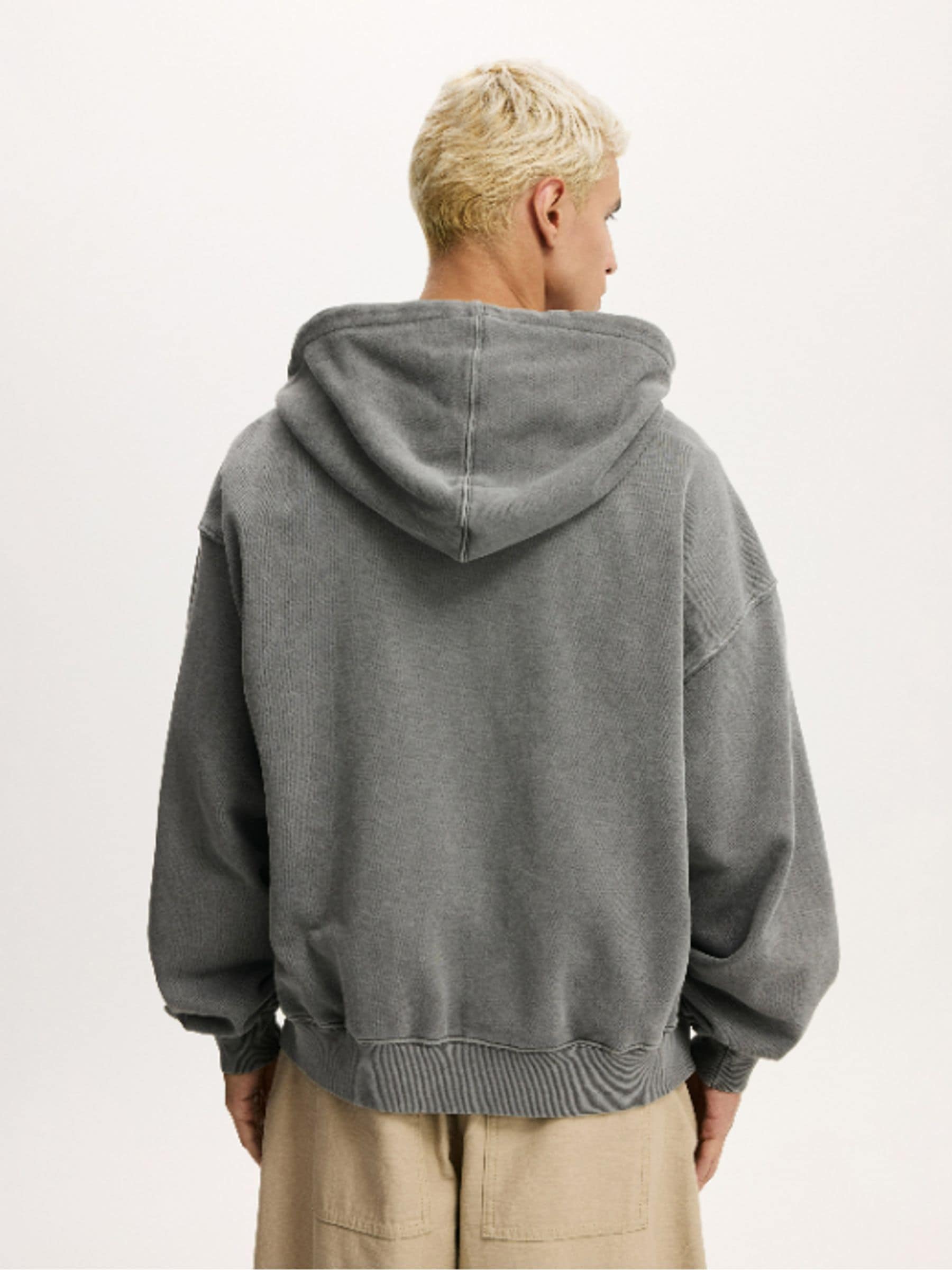 Buy Cotton On Slate Stone Wash Cropped Zip Up Hoodie from Next USA