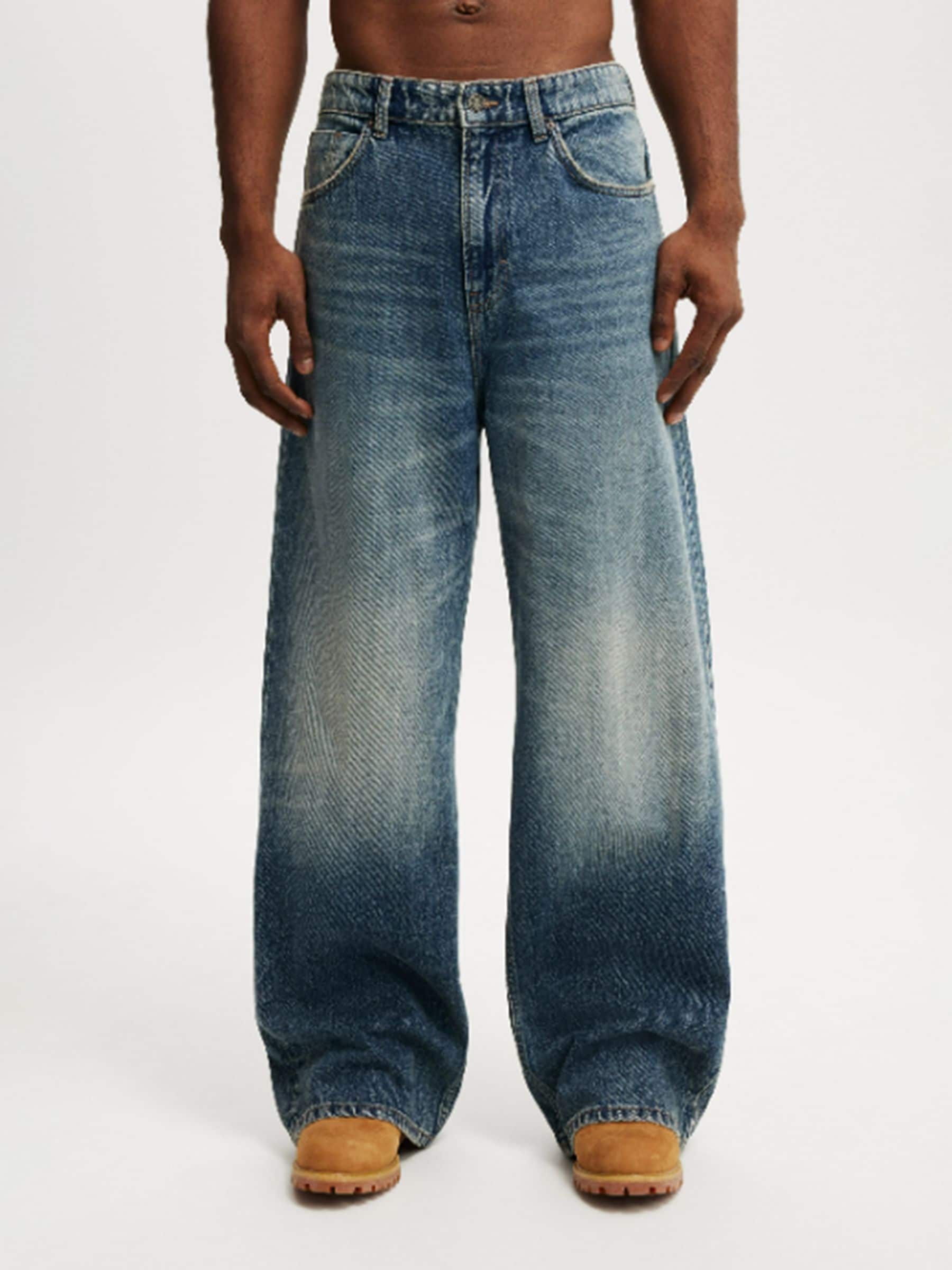 Buy Cotton On Vice Blue Super Baggy Jeans from Next Singapore