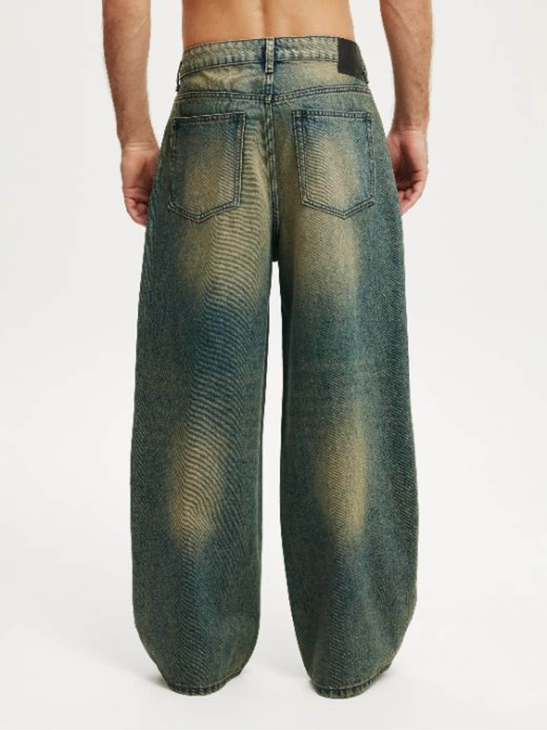 Buy Cotton On Y2K Washed Blue Super Baggy Jeans from Next USA