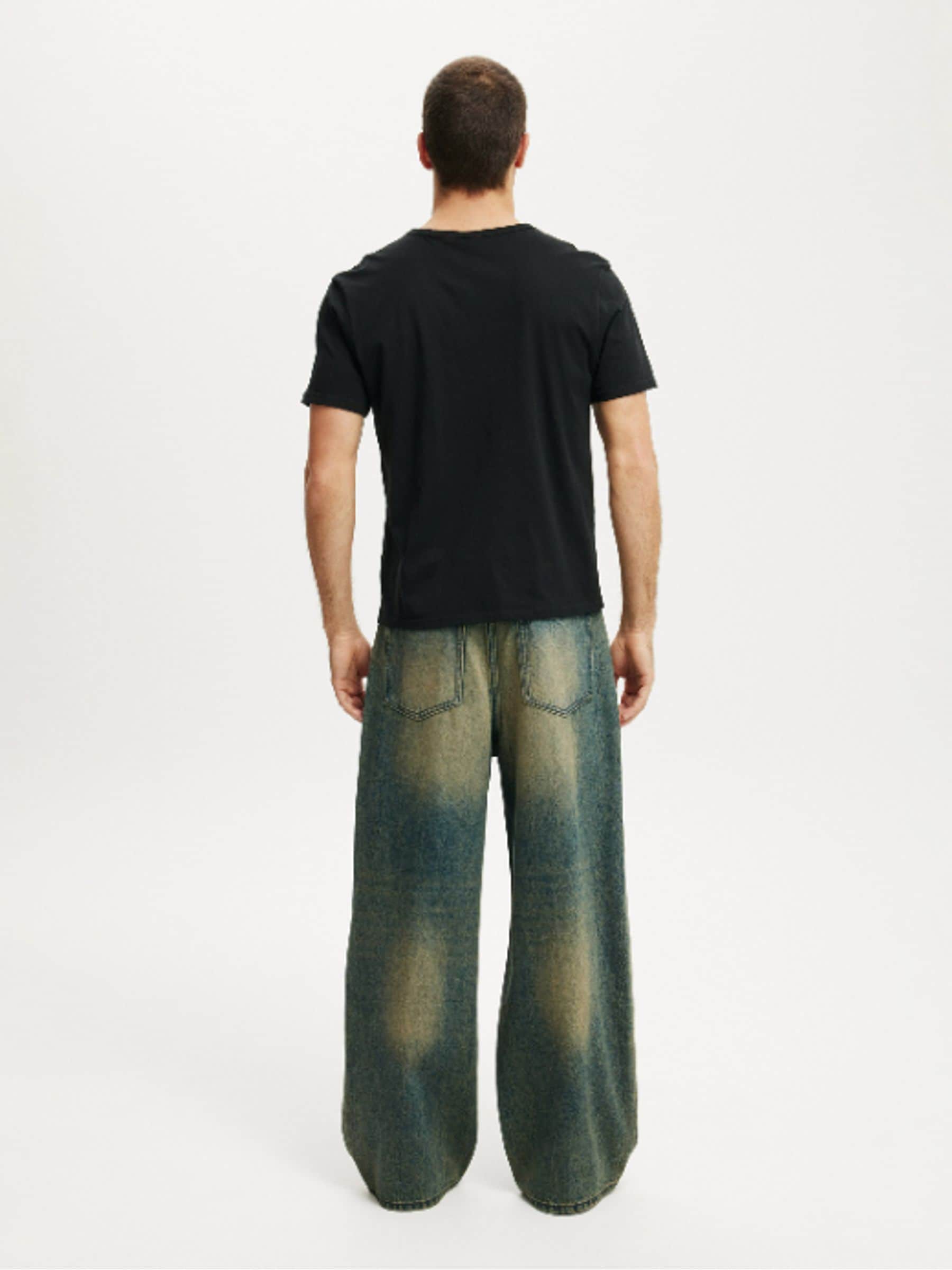 Buy Cotton On Y2K Washed Blue Super Baggy Jeans from Next USA