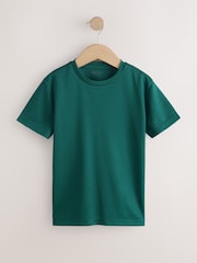 Dark Green Single Sports T-Shirt (3-16yrs) - Image 1 of 4