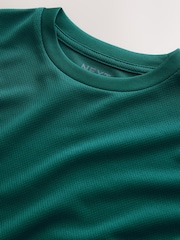 Dark Green Single Sports T-Shirt (3-16yrs) - Image 3 of 4