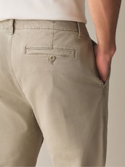 Stone Straight Fit Authentic Washed Chino Trousers - Image 6 of 9