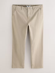 Stone Straight Fit Authentic Washed Chino Trousers - Image 7 of 9