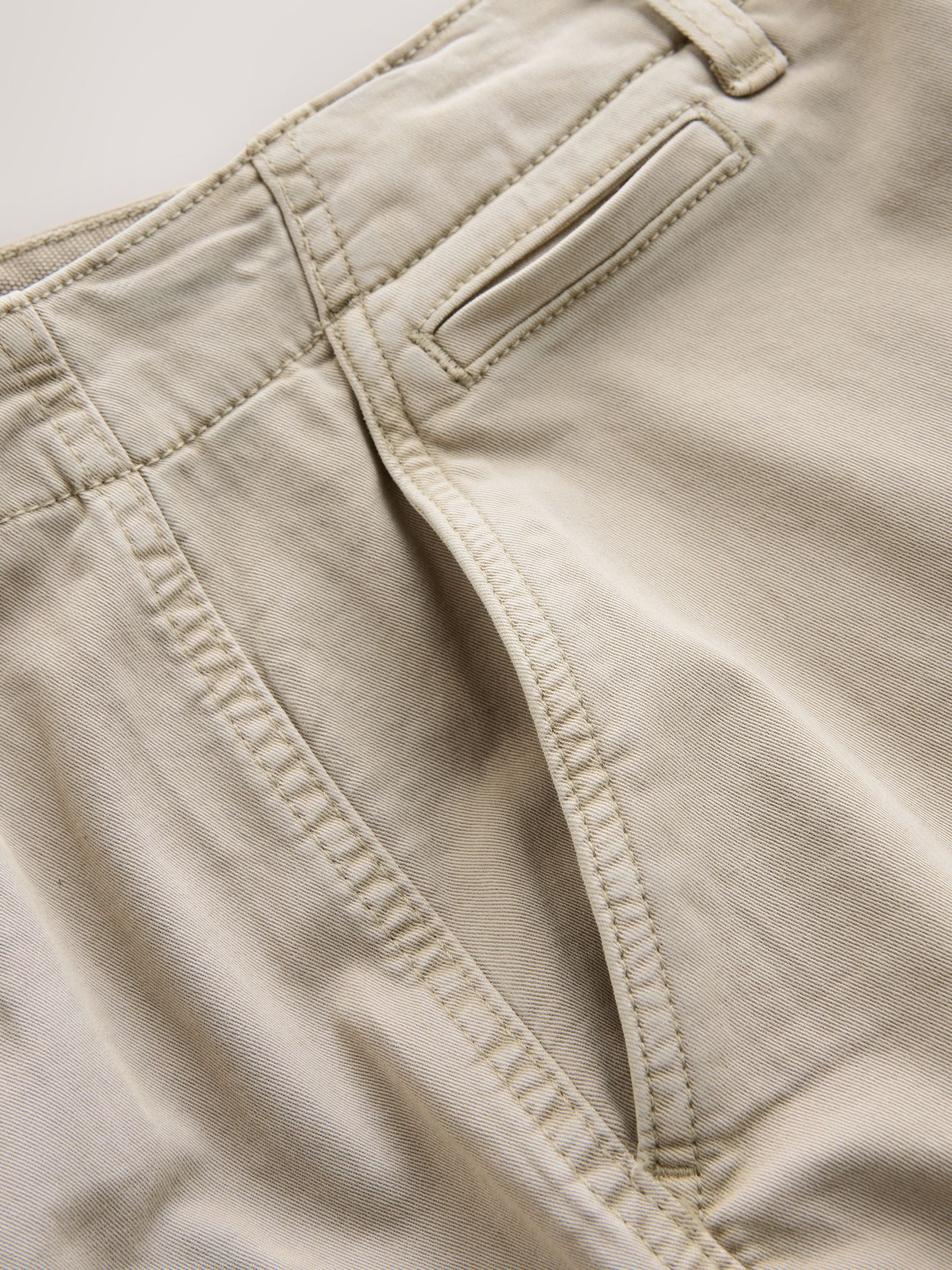 Buy Stone Straight Fit Authentic Washed Chino Trousers from Next USA