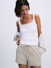 The Set 3 Pack Jersey Shorts Khaki Green/ Stone/ Grey Marl - Image 3 of 11