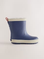 Marineblau - Warm Lined Rubber Wellies - Bild 2 von 5