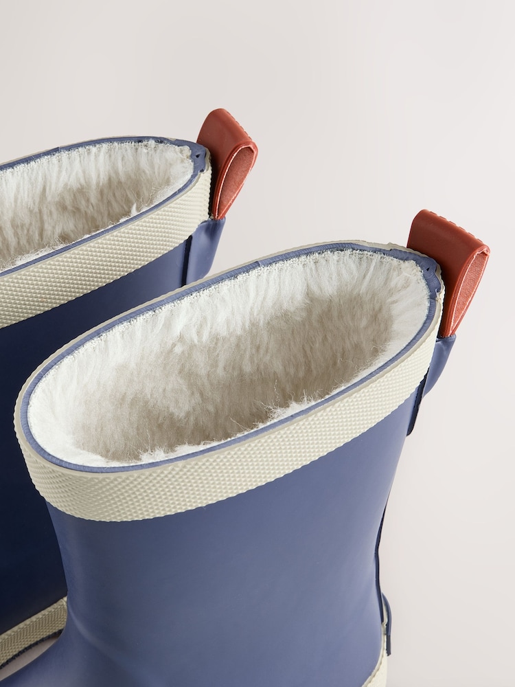 Marineblau - Warm Lined Rubber Wellies - Bild 5 von 5 Marineblau - Warm Lined Rubber Wellies - Bild 5 von 5