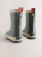 Grün/Khaki - Warm Lined Rubber Wellies - Bild 5 von 5