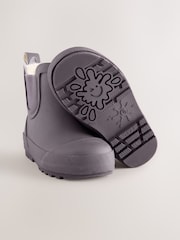 Chocolate Brown Warm Lined Ankle Wellies - Image 4 of 5