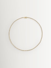 Missoma Gold Tone Tennis Round Necklace - Image 1 of 3