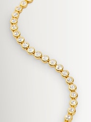 Missoma Gold Tone Tennis Round Necklace - Image 3 of 3