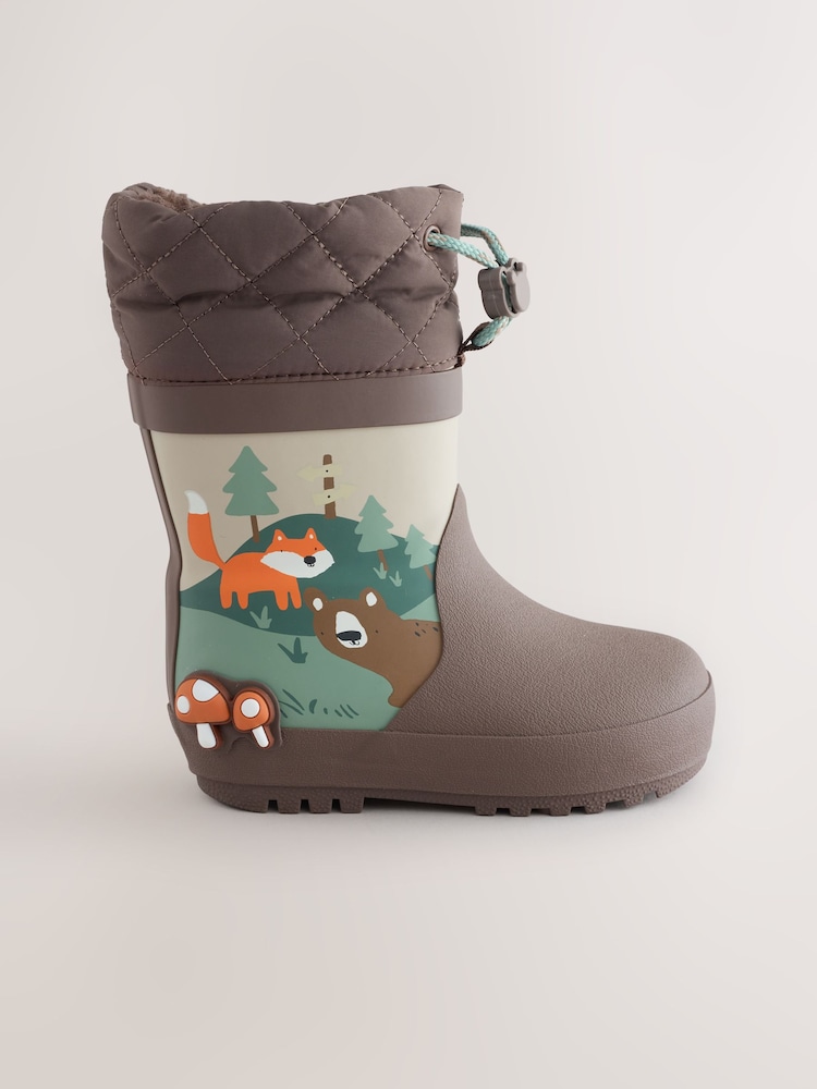 Brun Woodland - Manschett Wellies - Bild 2 av 5 Brun Woodland - Manschett Wellies - Bild 2 av 5