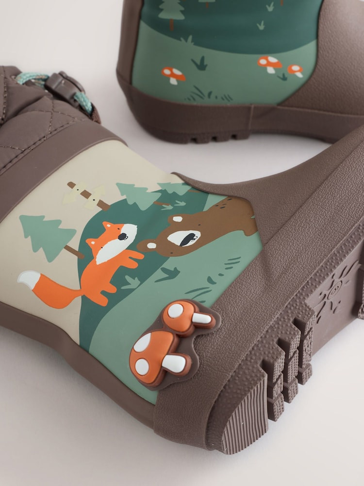 Brun Woodland - Manschett Wellies - Bild 5 av 5 Brun Woodland - Manschett Wellies - Bild 5 av 5
