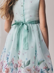 أخضر - Floral Prom Dress (3-16yrs) - Image 5 of 9