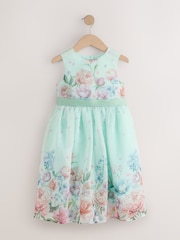 أخضر - Floral Prom Dress (3-16yrs) - Image 6 of 9