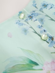 أخضر - Floral Prom Dress (3-16yrs) - Image 8 of 9