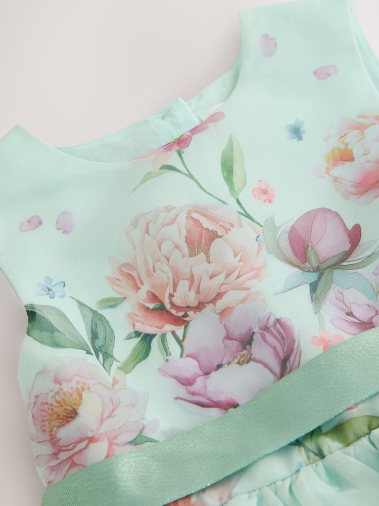أخضر - Floral Prom Dress (3-16yrs) - Image 9 of 9