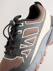Brown Elastic Lace Trainers - Image 7 of 7