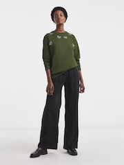 JD Williams Embellished Bow Sweater - Imagen 1 de 4