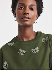 JD Williams Embellished Bow Sweater - Imagen 4 de 4